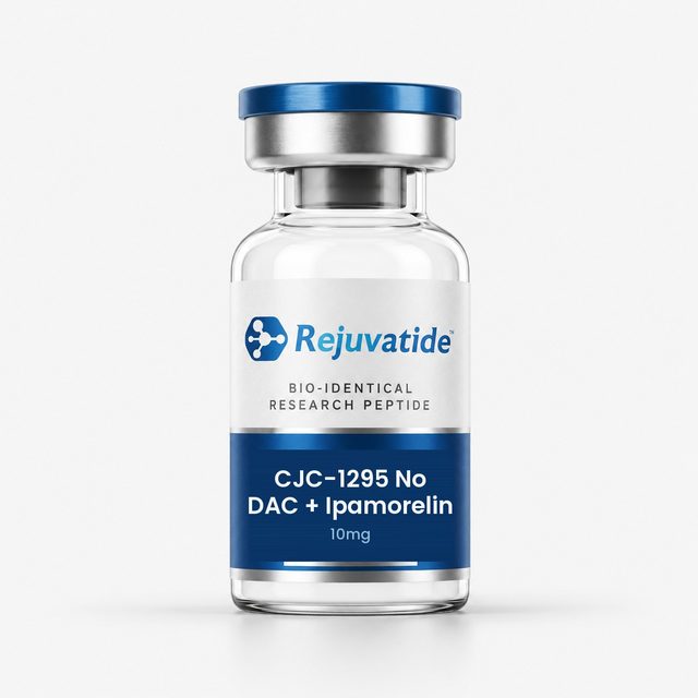 CJC-1295 No DAC + Ipamorelin 5/5mg research peptide vial
